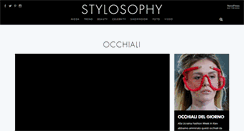 Desktop Screenshot of eyewear.stylosophy.it
