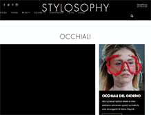 Tablet Screenshot of eyewear.stylosophy.it